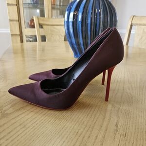 Zara Deep Burgundy Heels